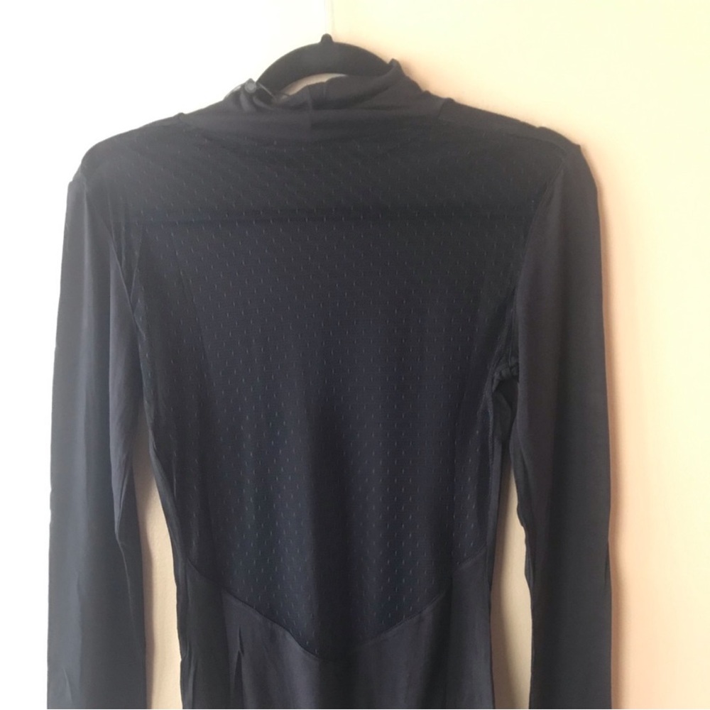 Kendall and Kyle mesh turtleneck bodysuit